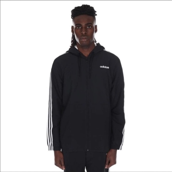 Adidas  ESSENTIALS 3-STRIPES WOVEN WINDBREAKER - Picture 2 of 12